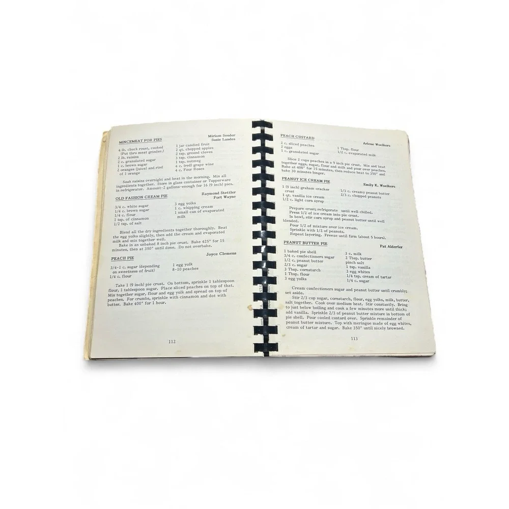 Susie's Cook Book 1970s PA Dutch Family Recipes Clemens Hatfield Packing History